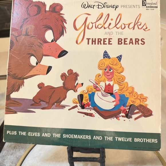 Walt Disney’s Goldilocks and the Three Bears (1963, Disneyland Records DQ-1250) - Picture 1 of 3